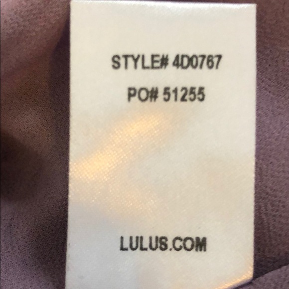 Lulu’s NWT Purple Ruffled Long Sleeve Midi 💜 - Picture 10 of 10